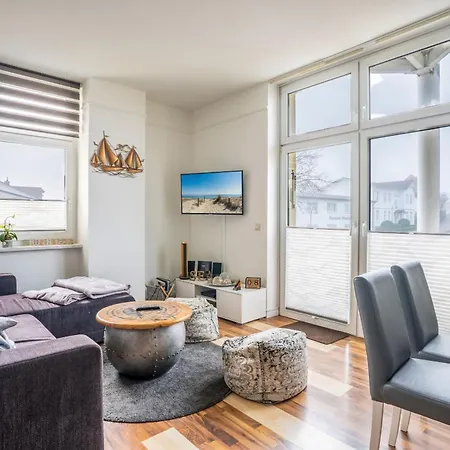 Haus Godewind 5 Mit Balkon Und Strandkorb Lejlighed *